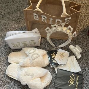 Bride and Mrs. Travel Set with Accessories